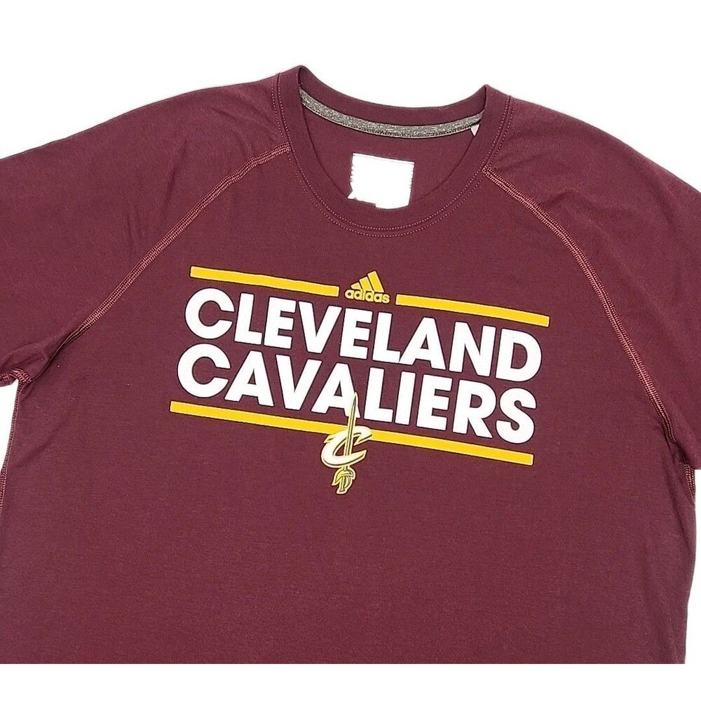 Adidas Cleveland Cavaliers Ultimate Tee T-Shirt Men Sz XL NBA Basketball CAVS